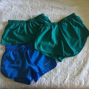 Lot of 3 Nike Dri Fit Running Shorts sz Small